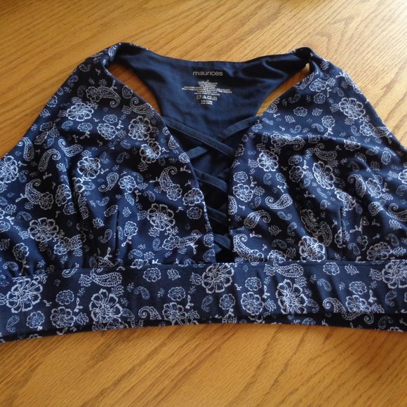 Maurices Women's in Motion Blue Sports Bra 56910 Size 2 - Picture 9 of 9